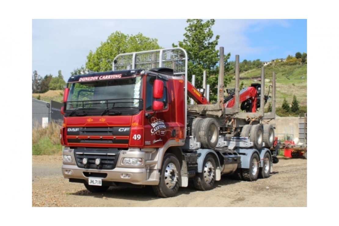 Ilikethat - Trucks  DAF Self Loader Log Truck & Trailer Unit #4433/34, 0  - Rodney, Auckland 